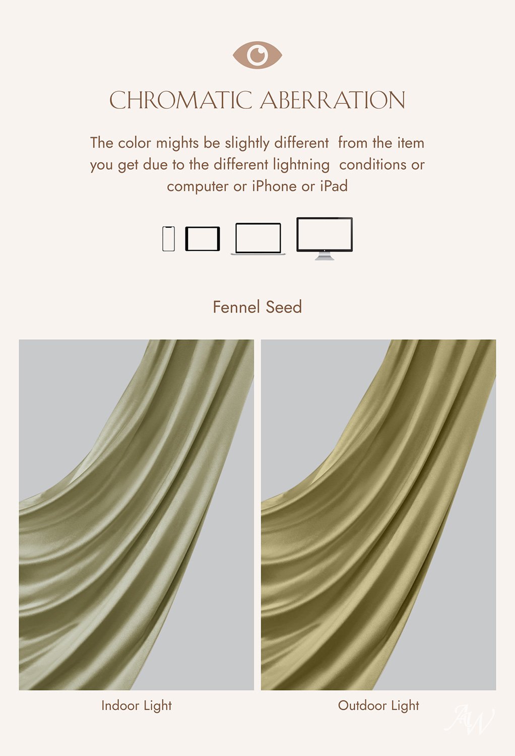 AW Sibylla Fennel Seed Satin Charmeuse Bridesmaid Dresses image5